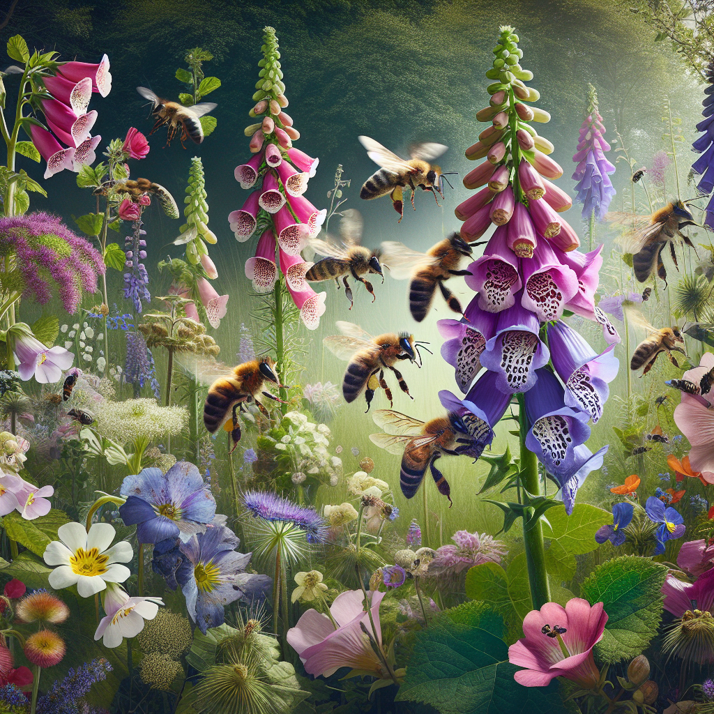 Native UK wildflowers for bees