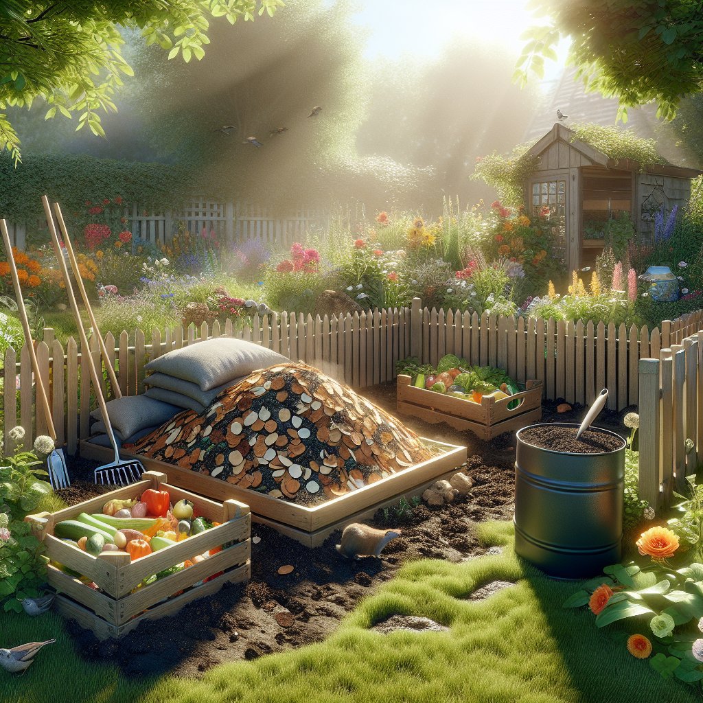 advanced composting techniques UK garden composting scene